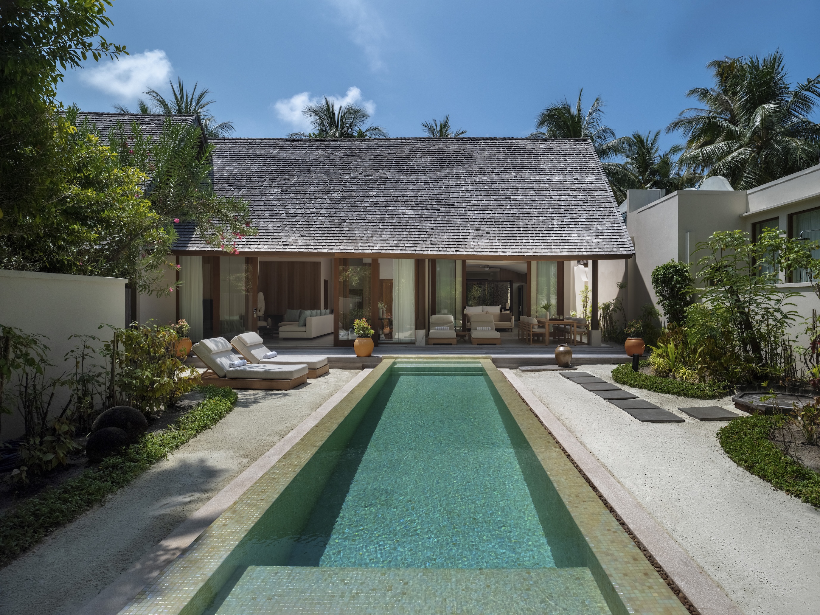 Conrad Maldives Rangali-Finolhu Island - Beach Suite with Pool - Three Bedroom Pool View
